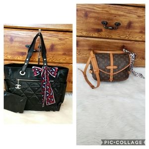 🦋🎀BUNDLE DEAL🎀🦋 ONE LV bag and ONE CHANEL TOTE